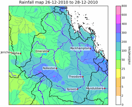 Flood Rainfall - 2010 Taroom
